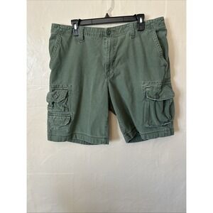 Route 66 Vintage Olive Green Cargo Pocket Short Sz 38